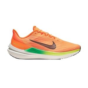 Nike Orange and Green Athletic Shoes